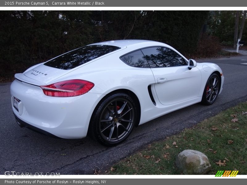 Carrara White Metallic / Black 2015 Porsche Cayman S