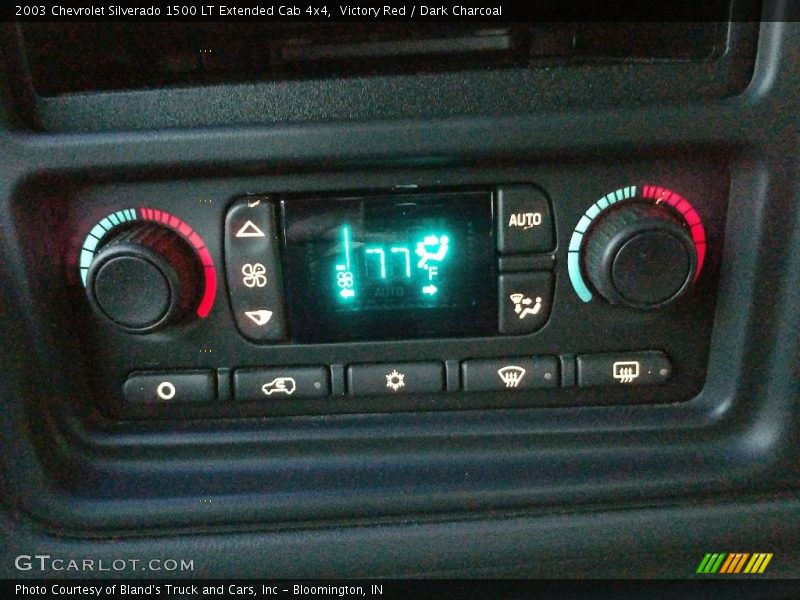 Victory Red / Dark Charcoal 2003 Chevrolet Silverado 1500 LT Extended Cab 4x4