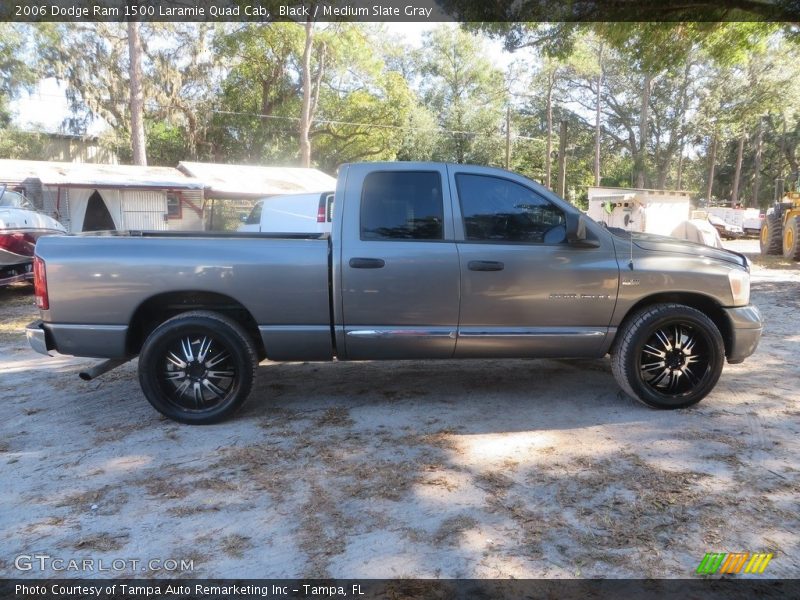 Black / Medium Slate Gray 2006 Dodge Ram 1500 Laramie Quad Cab