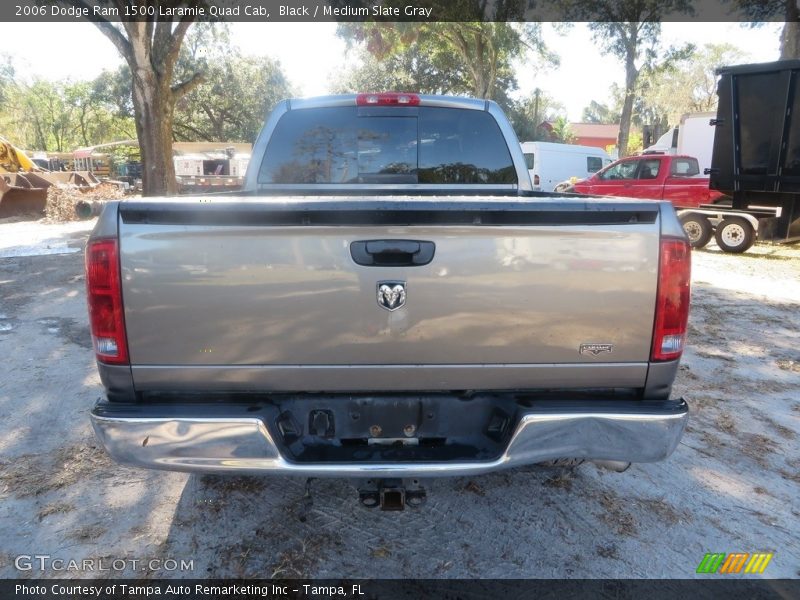 Black / Medium Slate Gray 2006 Dodge Ram 1500 Laramie Quad Cab