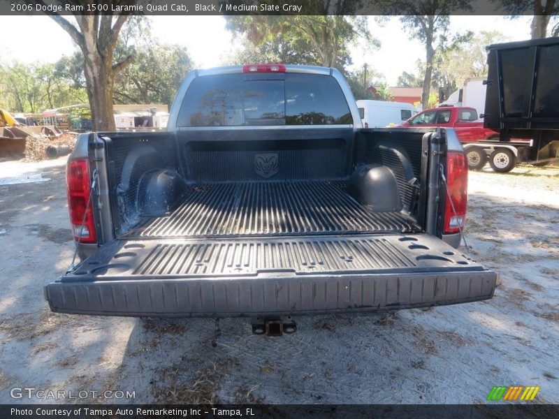 Black / Medium Slate Gray 2006 Dodge Ram 1500 Laramie Quad Cab