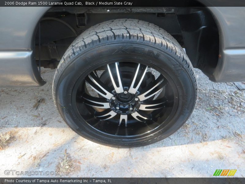 Black / Medium Slate Gray 2006 Dodge Ram 1500 Laramie Quad Cab