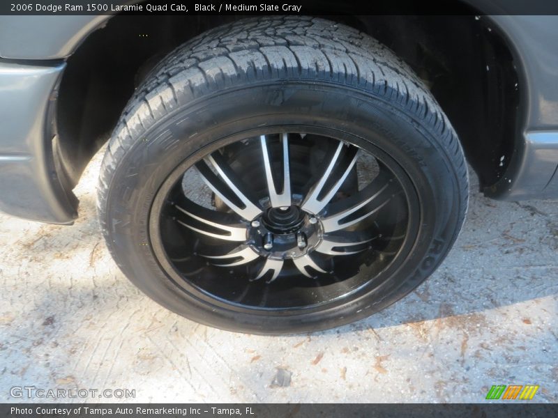 Black / Medium Slate Gray 2006 Dodge Ram 1500 Laramie Quad Cab