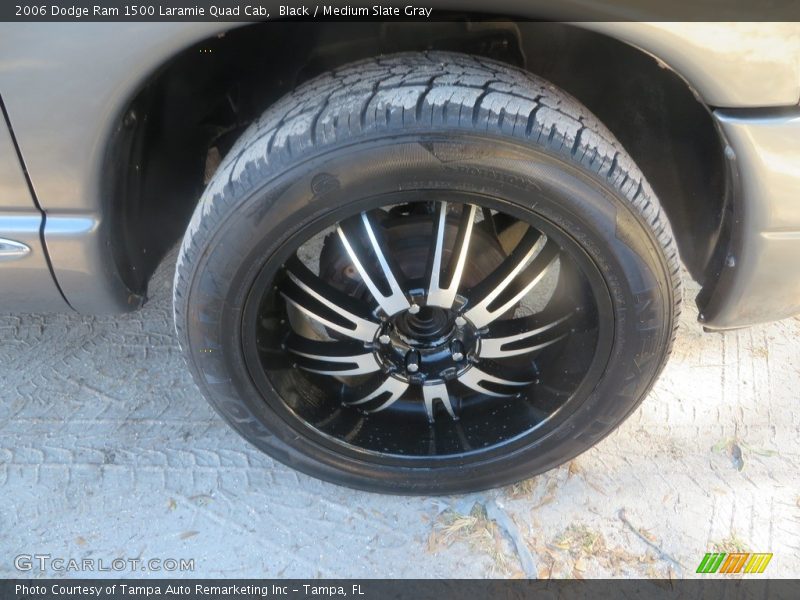 Black / Medium Slate Gray 2006 Dodge Ram 1500 Laramie Quad Cab