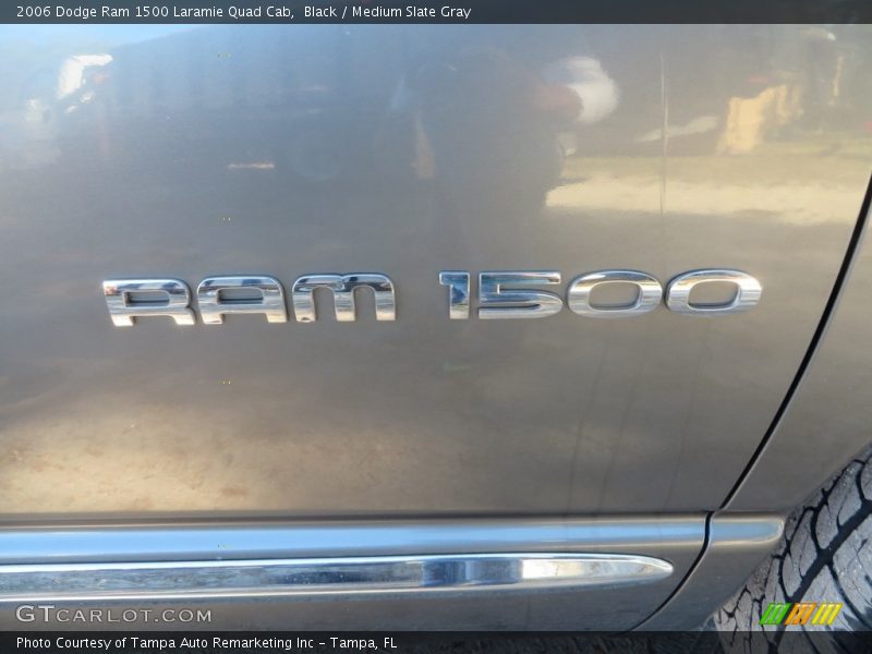 Black / Medium Slate Gray 2006 Dodge Ram 1500 Laramie Quad Cab