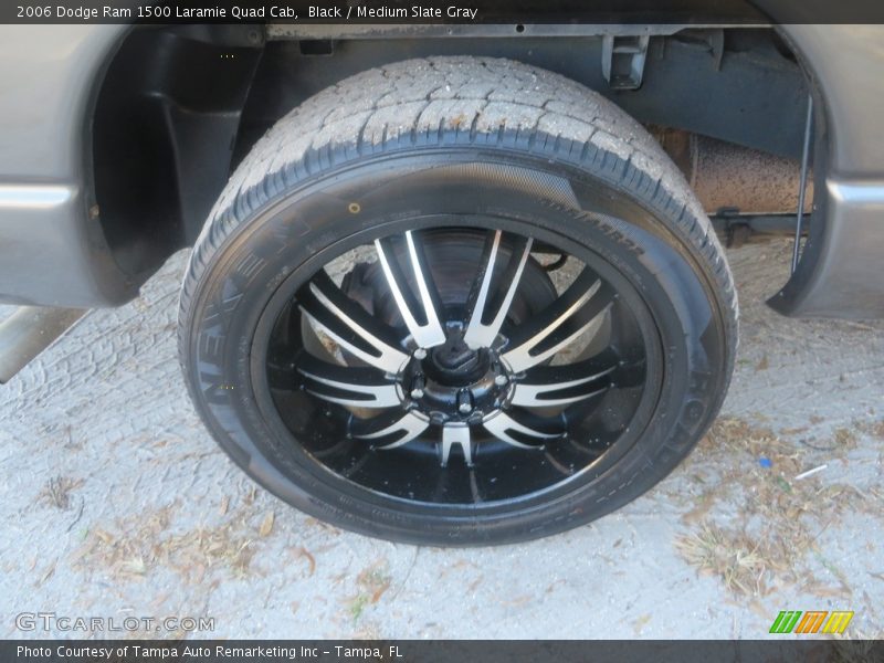 Black / Medium Slate Gray 2006 Dodge Ram 1500 Laramie Quad Cab