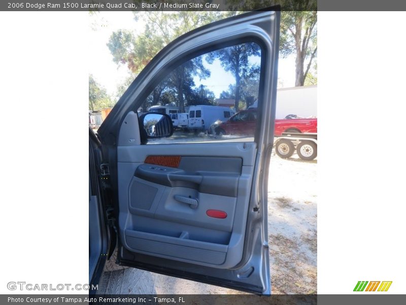 Black / Medium Slate Gray 2006 Dodge Ram 1500 Laramie Quad Cab