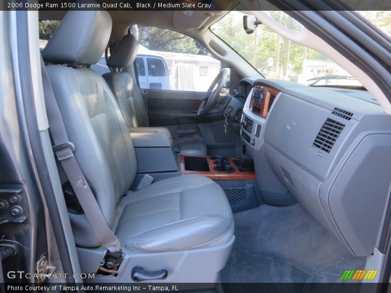 Black / Medium Slate Gray 2006 Dodge Ram 1500 Laramie Quad Cab