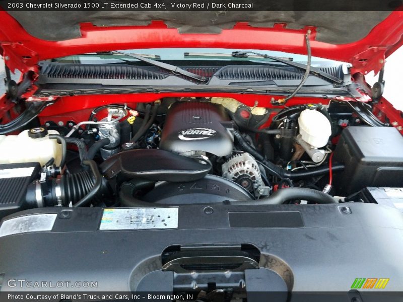 Victory Red / Dark Charcoal 2003 Chevrolet Silverado 1500 LT Extended Cab 4x4