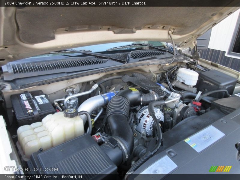 Silver Birch / Dark Charcoal 2004 Chevrolet Silverado 2500HD LS Crew Cab 4x4