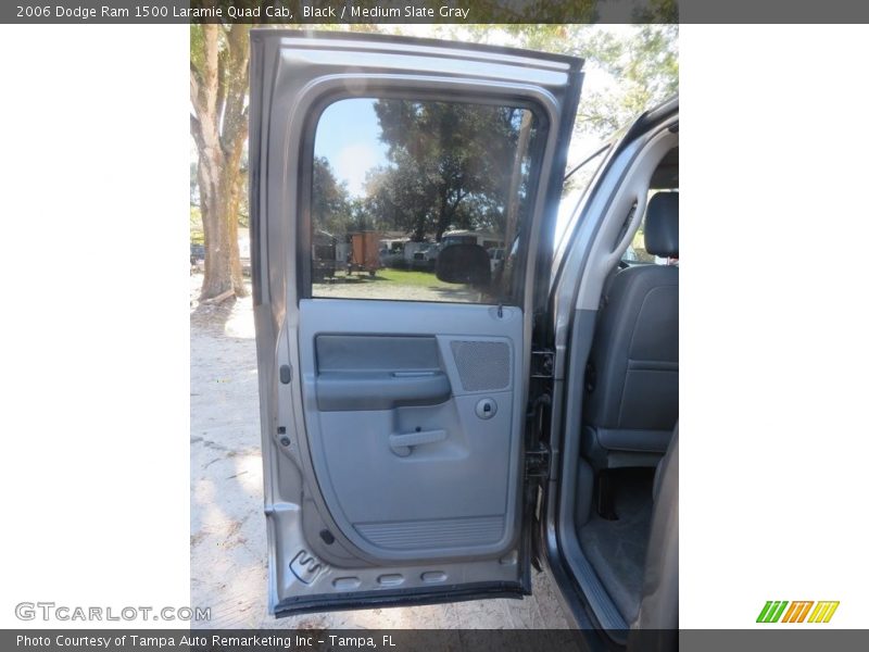 Black / Medium Slate Gray 2006 Dodge Ram 1500 Laramie Quad Cab
