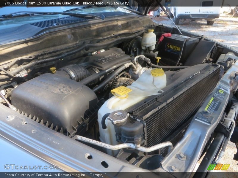 Black / Medium Slate Gray 2006 Dodge Ram 1500 Laramie Quad Cab