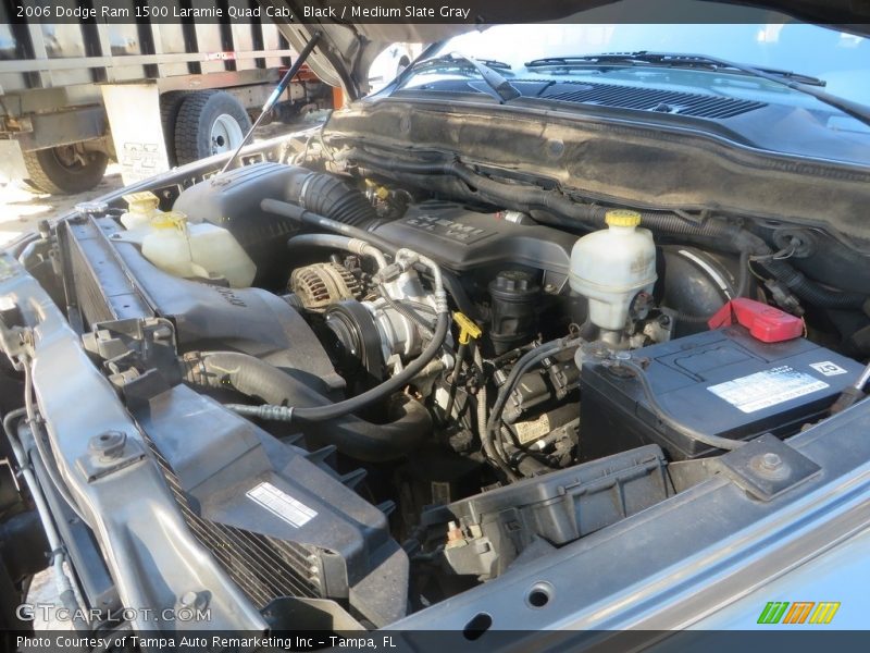 Black / Medium Slate Gray 2006 Dodge Ram 1500 Laramie Quad Cab
