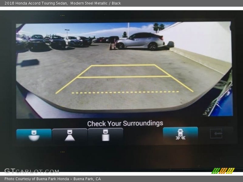 Modern Steel Metallic / Black 2018 Honda Accord Touring Sedan
