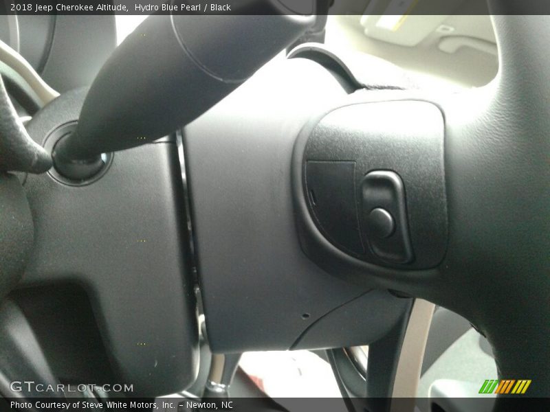 Hydro Blue Pearl / Black 2018 Jeep Cherokee Altitude
