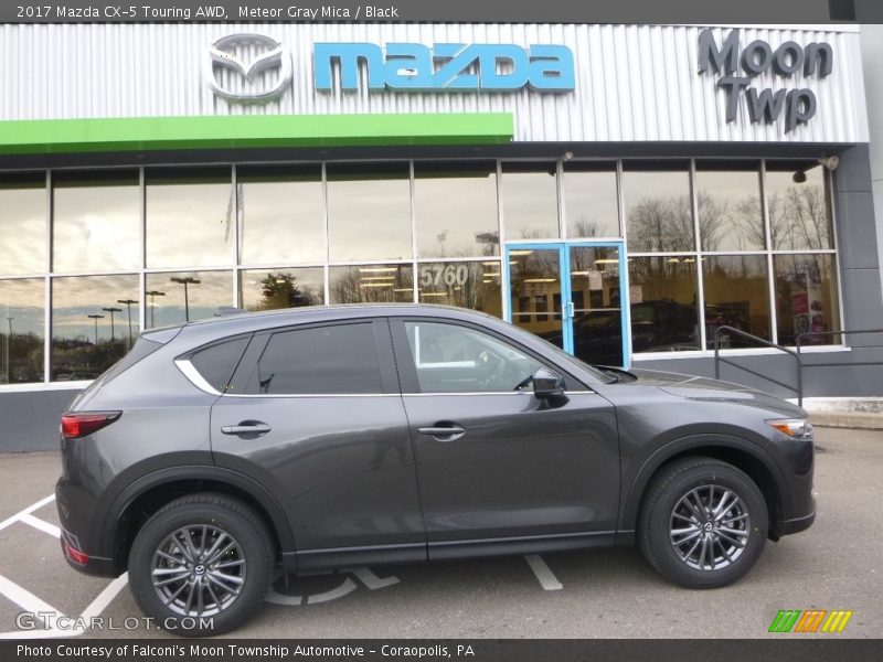 Meteor Gray Mica / Black 2017 Mazda CX-5 Touring AWD