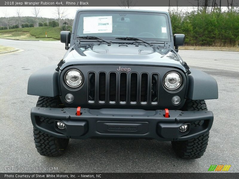 Rhino / Black 2018 Jeep Wrangler Rubicon 4x4