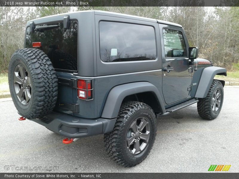 Rhino / Black 2018 Jeep Wrangler Rubicon 4x4
