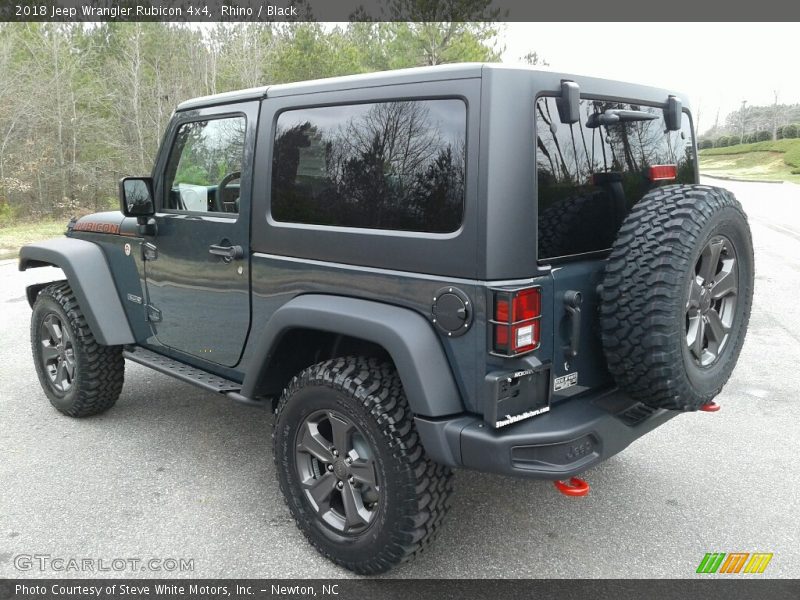 Rhino / Black 2018 Jeep Wrangler Rubicon 4x4
