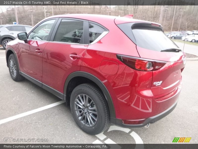 Soul Red Metallic / Black 2017 Mazda CX-5 Touring AWD