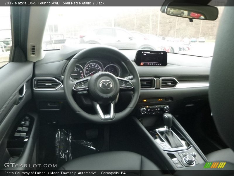 Soul Red Metallic / Black 2017 Mazda CX-5 Touring AWD