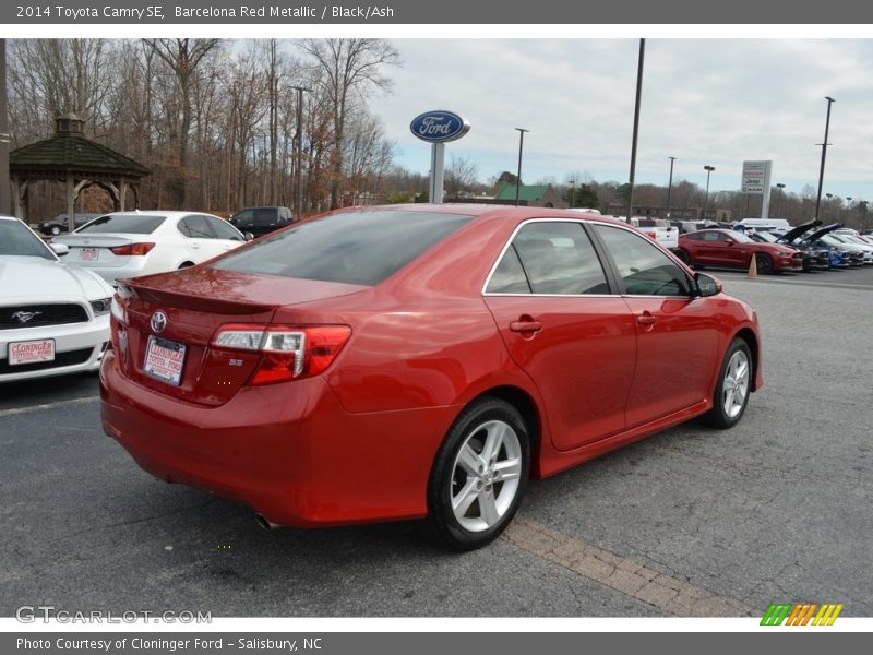 Barcelona Red Metallic / Black/Ash 2014 Toyota Camry SE