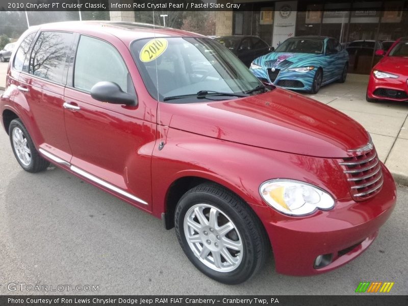 Inferno Red Crystal Pearl / Pastel Slate Gray 2010 Chrysler PT Cruiser Classic