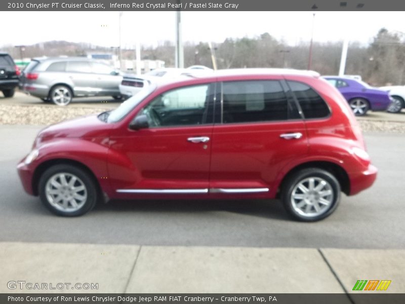 Inferno Red Crystal Pearl / Pastel Slate Gray 2010 Chrysler PT Cruiser Classic