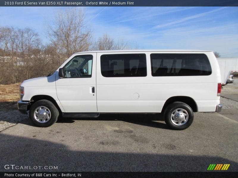 Oxford White / Medium Flint 2010 Ford E Series Van E350 XLT Passenger