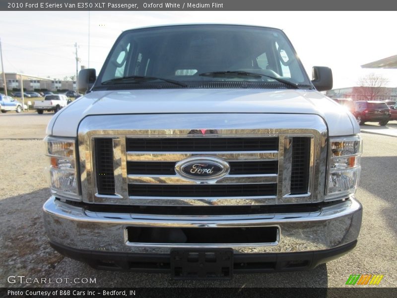 Oxford White / Medium Flint 2010 Ford E Series Van E350 XLT Passenger