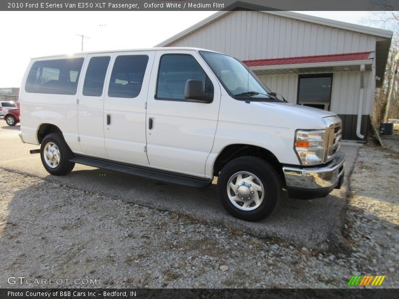 Oxford White / Medium Flint 2010 Ford E Series Van E350 XLT Passenger