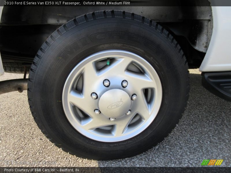 Oxford White / Medium Flint 2010 Ford E Series Van E350 XLT Passenger