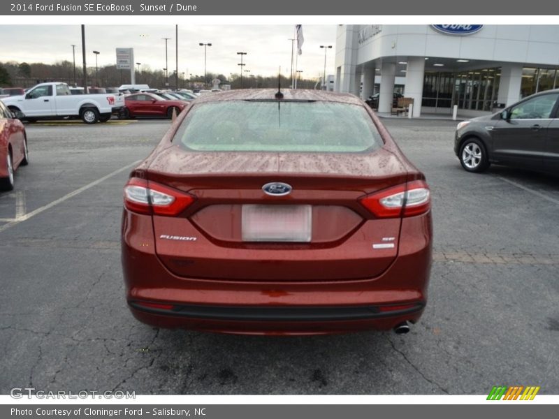 Sunset / Dune 2014 Ford Fusion SE EcoBoost
