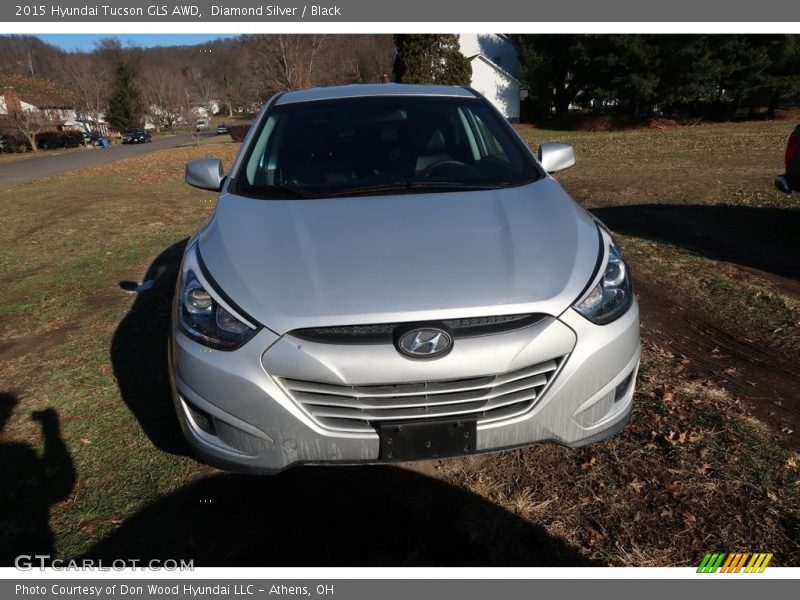 Diamond Silver / Black 2015 Hyundai Tucson GLS AWD