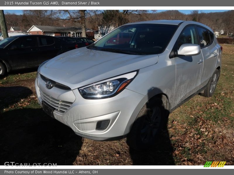 Diamond Silver / Black 2015 Hyundai Tucson GLS AWD