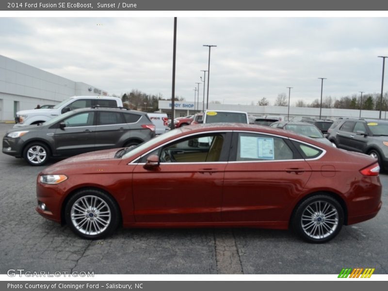 Sunset / Dune 2014 Ford Fusion SE EcoBoost