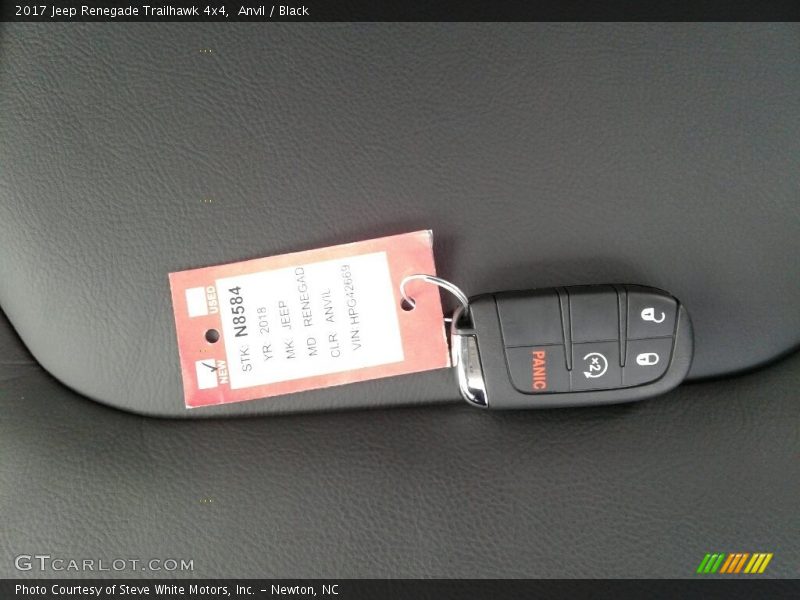 Anvil / Black 2017 Jeep Renegade Trailhawk 4x4