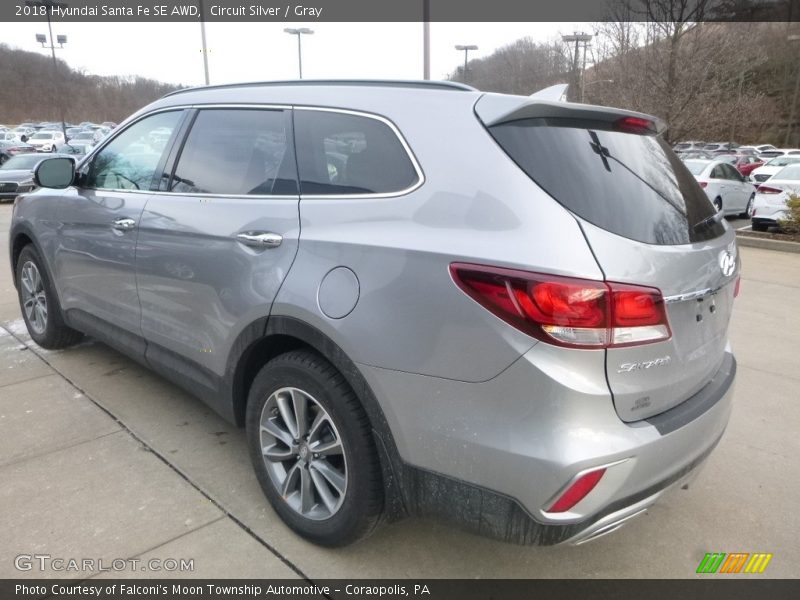 Circuit Silver / Gray 2018 Hyundai Santa Fe SE AWD