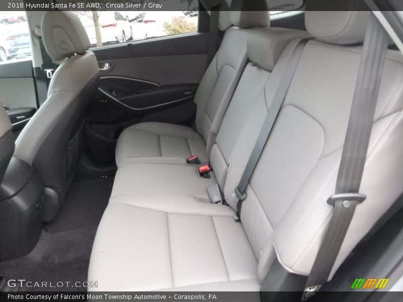 Circuit Silver / Gray 2018 Hyundai Santa Fe SE AWD