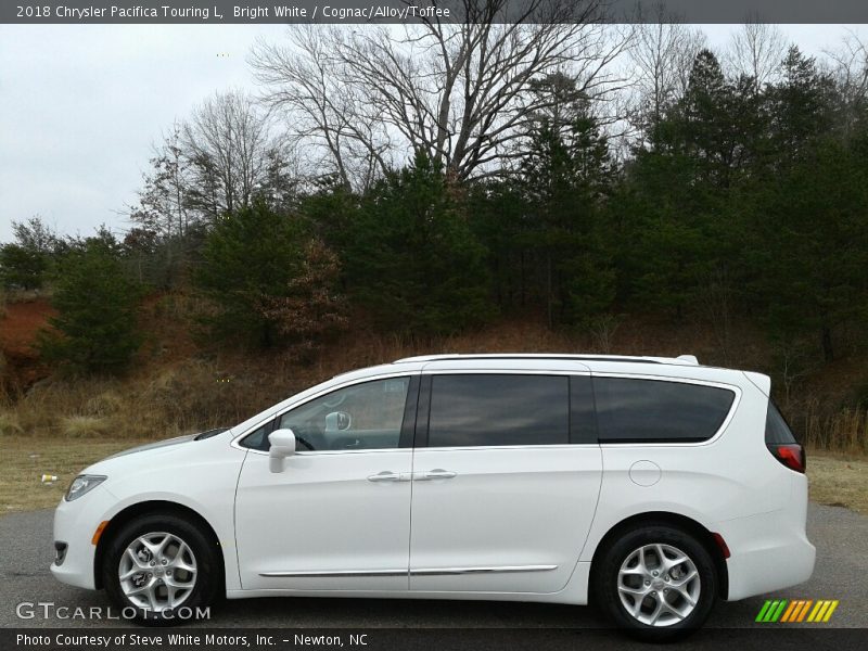 Bright White / Cognac/Alloy/Toffee 2018 Chrysler Pacifica Touring L