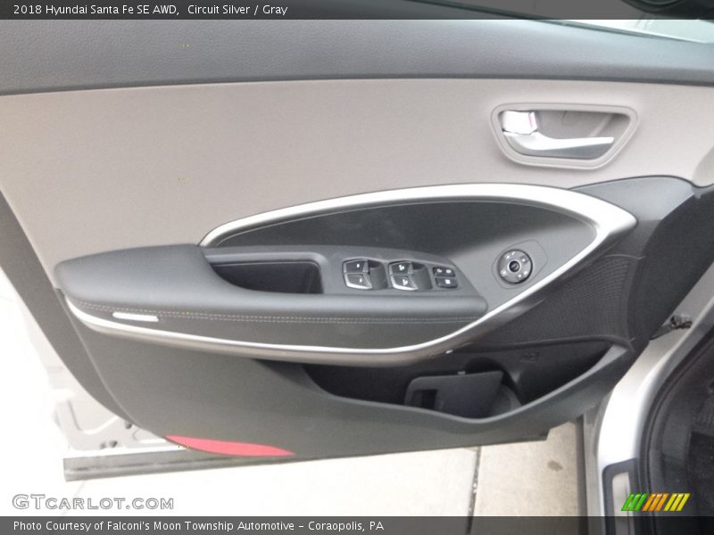 Circuit Silver / Gray 2018 Hyundai Santa Fe SE AWD