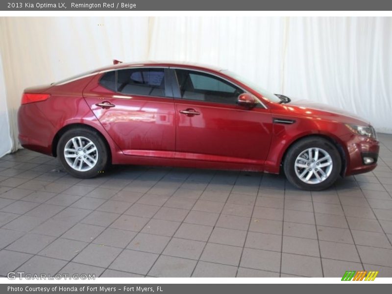 Remington Red / Beige 2013 Kia Optima LX