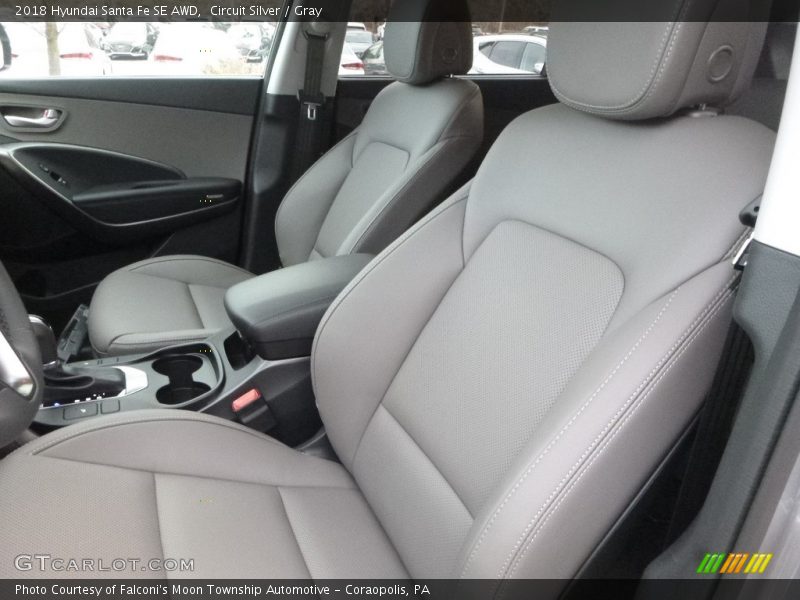 Circuit Silver / Gray 2018 Hyundai Santa Fe SE AWD
