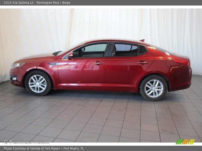 Remington Red / Beige 2013 Kia Optima LX