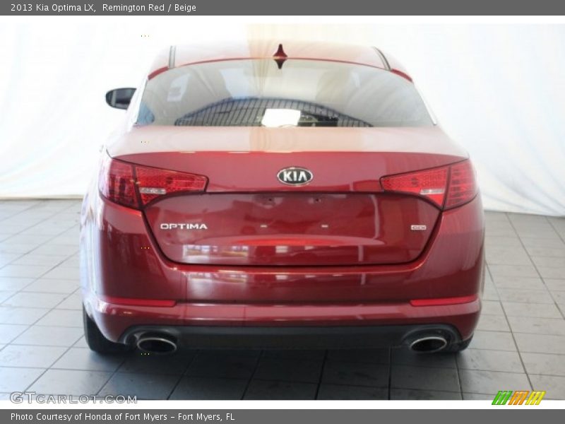 Remington Red / Beige 2013 Kia Optima LX