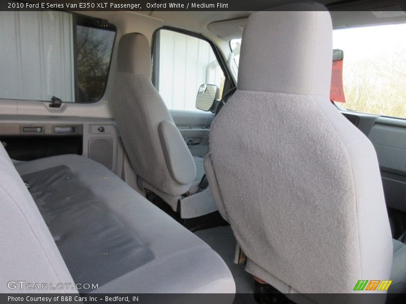 Oxford White / Medium Flint 2010 Ford E Series Van E350 XLT Passenger