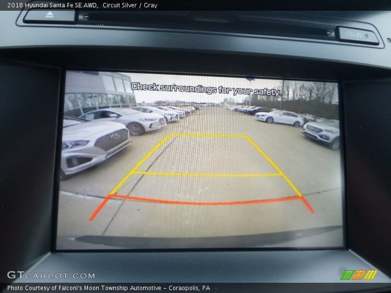 Circuit Silver / Gray 2018 Hyundai Santa Fe SE AWD