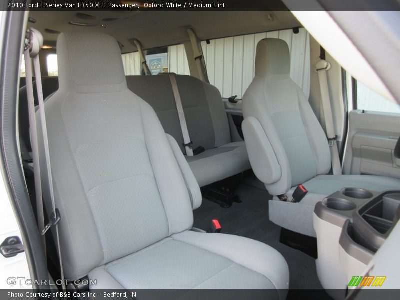 Oxford White / Medium Flint 2010 Ford E Series Van E350 XLT Passenger