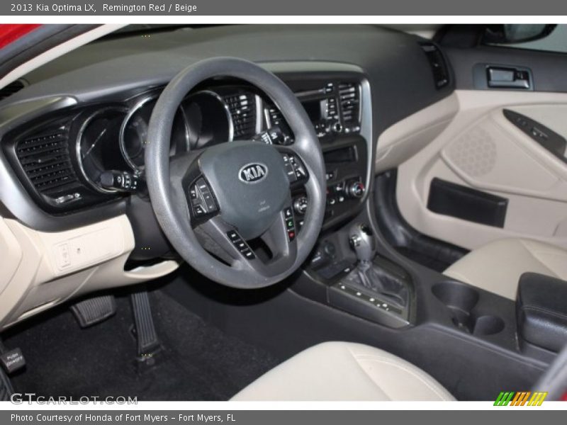 Remington Red / Beige 2013 Kia Optima LX