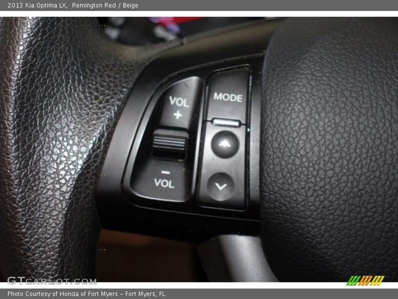 Remington Red / Beige 2013 Kia Optima LX